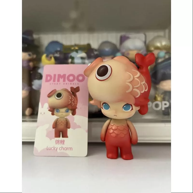 Amuleto de la suerte secreto de la serie DIMOO World Stray Animal (1/144)