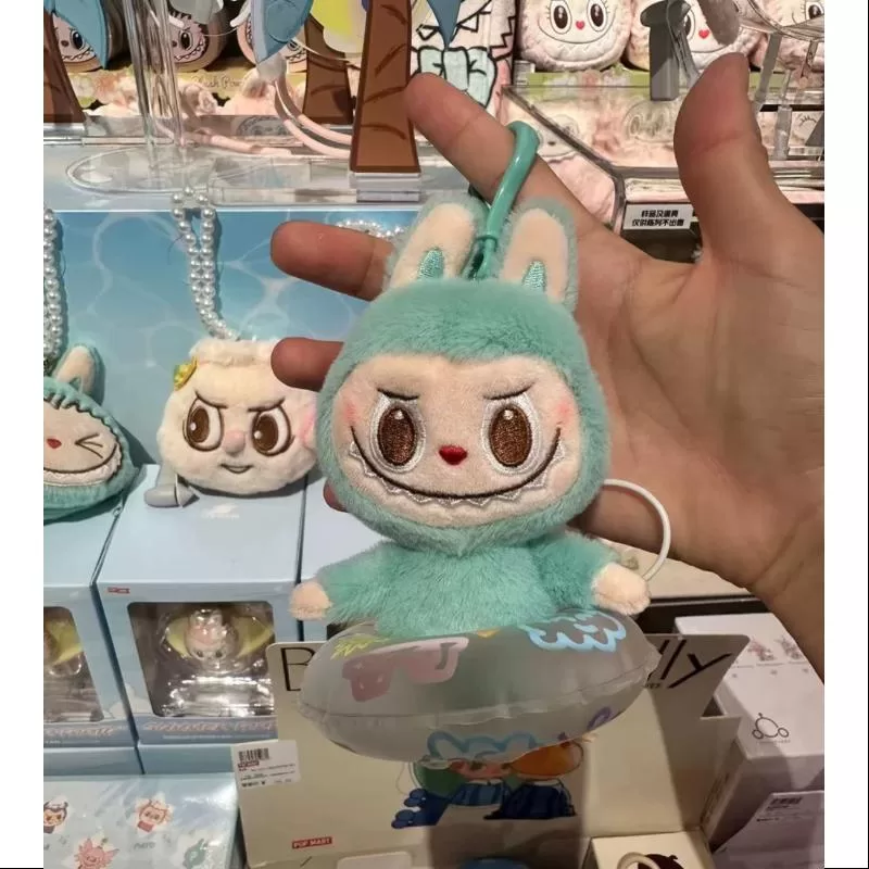 Anillo de natación de fiesta de monstruos de Labubu, serie de peluches LABUBU