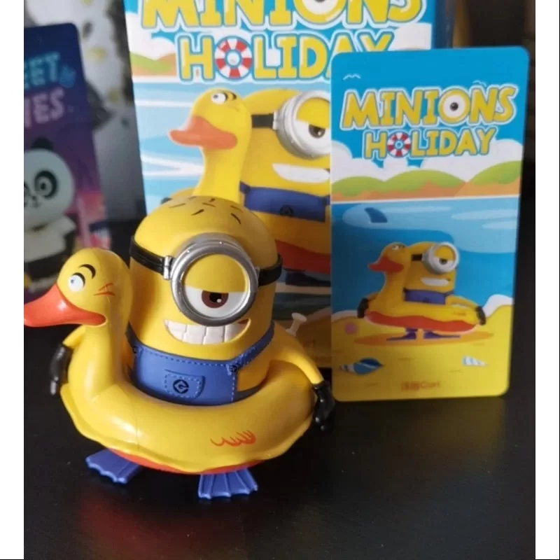 Anillo de natación de pato de la serie navideña de Minions Carl