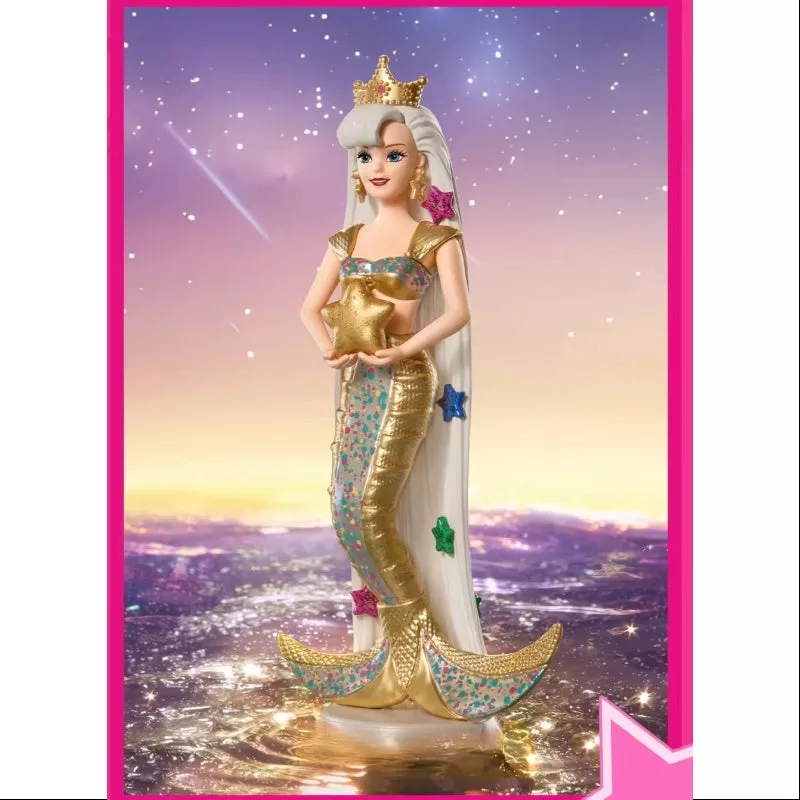 Barbie estilo icono serie 1996 Barbie sirena con cabello joya