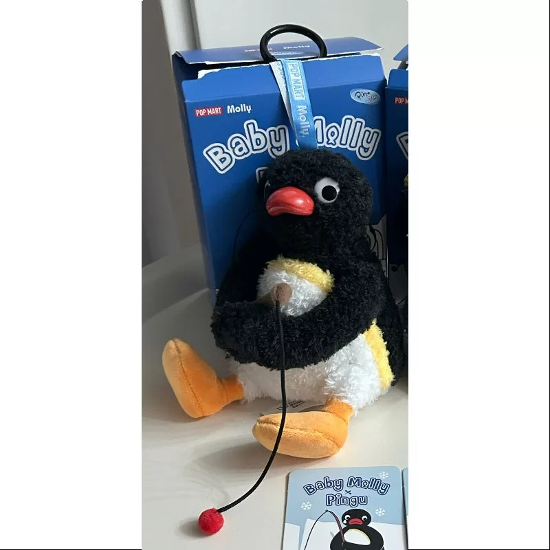Bebé MOLLY Pingu Serie Feliz Pesca Colgante de Peluche de Vinilo ¿Dónde está mi Pez? Bebé MOLLY Pingu Serie Feliz Pesca Colgante de Peluche de Vinilo ¿Dónde está mi Pez?