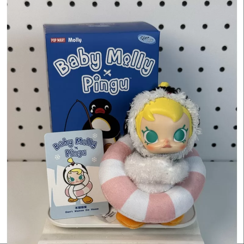 Bebé MOLLY Pingu Serie Feliz Pesca Vinilo Peluche Colgante No Quiero Ir a Casa Bebé MOLLY Pingu Serie Feliz Pesca Vinilo Peluche Colgante No Quiero Ir a Casa