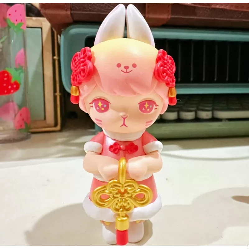 Bunny Pop Mart El año del tigre Serie Felicidad y Paz