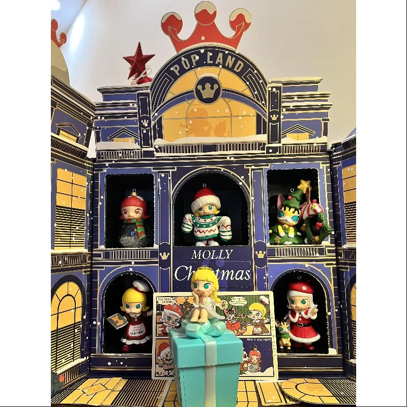 Caja Milagrosa Navideña de MOLLY Castle, Conjunto Completo Abierto