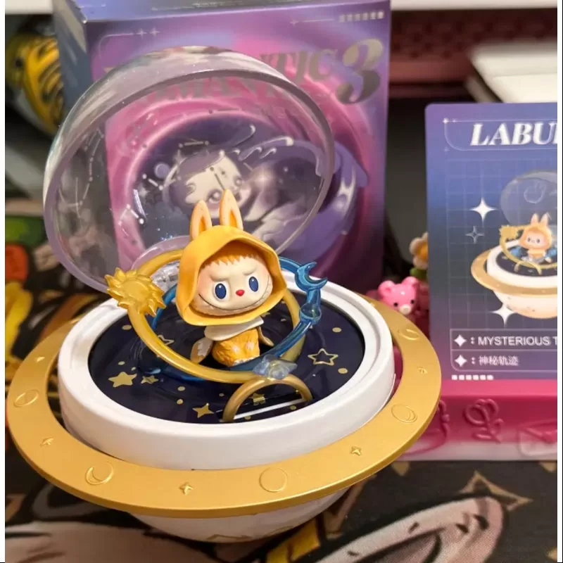 Caja de anillos romántica Labubu Pop Mart Serie 3 Labubu Trayectoria misteriosa