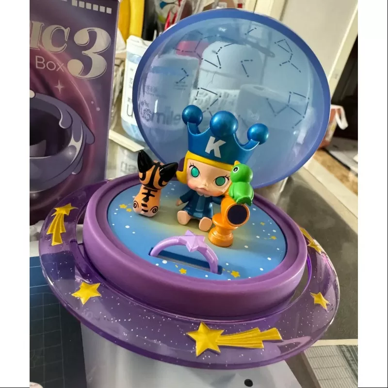 Caja de anillos romántica MOLLY Pop Mart Serie 3 Molly Galactic Heart