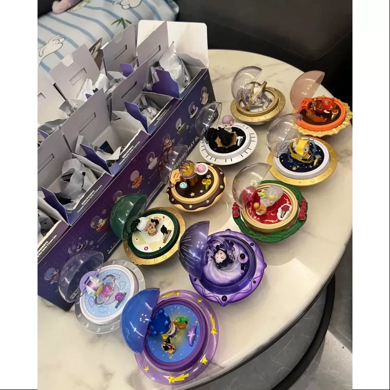 Caja de anillos romántica Pop Mart Serie 3, conjunto completo abierto