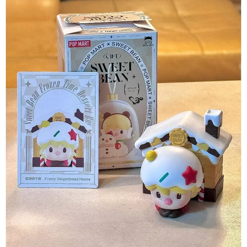 Caja de postres Frozen Time de Sweet Bean, casa de jengibre helada