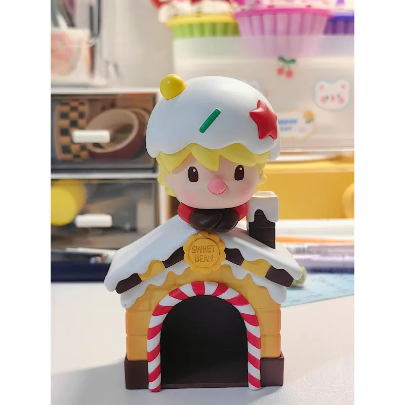 Caja de postres Frozen Time de Sweet Bean, casa de jengibre helada