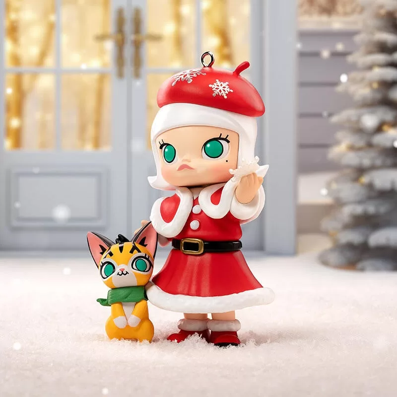 Cajas Milagrosas Navideñas de MOLLY Castle Esperando a Santa (Sin Caja)