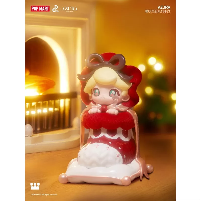 Calcetín navideño suave de la serie AZURA Warm Christmas