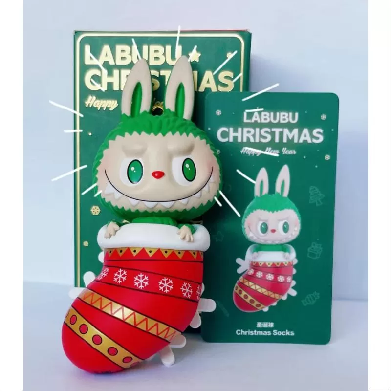 Calcetines navideños de la serie Labubu The Monsters Christmas 2020 Calcetines navideños de la serie Labubu The Monsters Christmas 2020