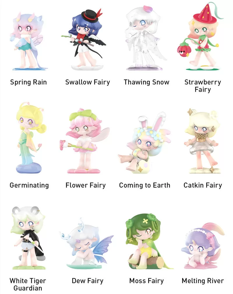 Colección completa de la serie AZURA Spring Fantasy abierta