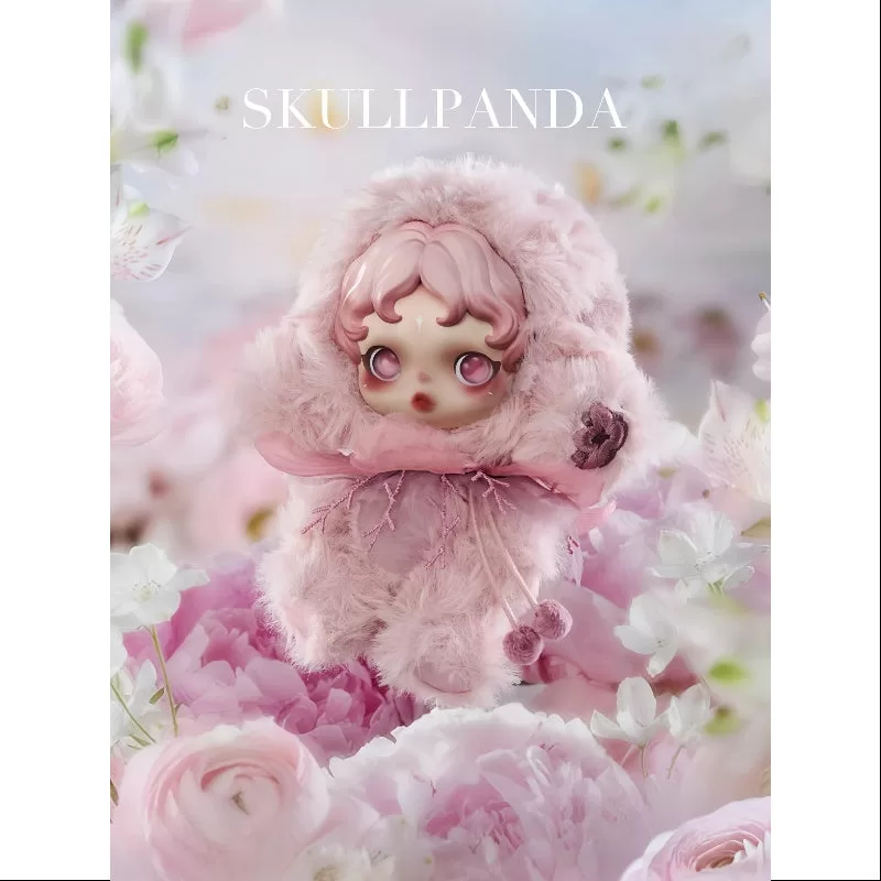 Colgante de felpa de vinilo serie Skullpanda L’impressionnisme Windflower