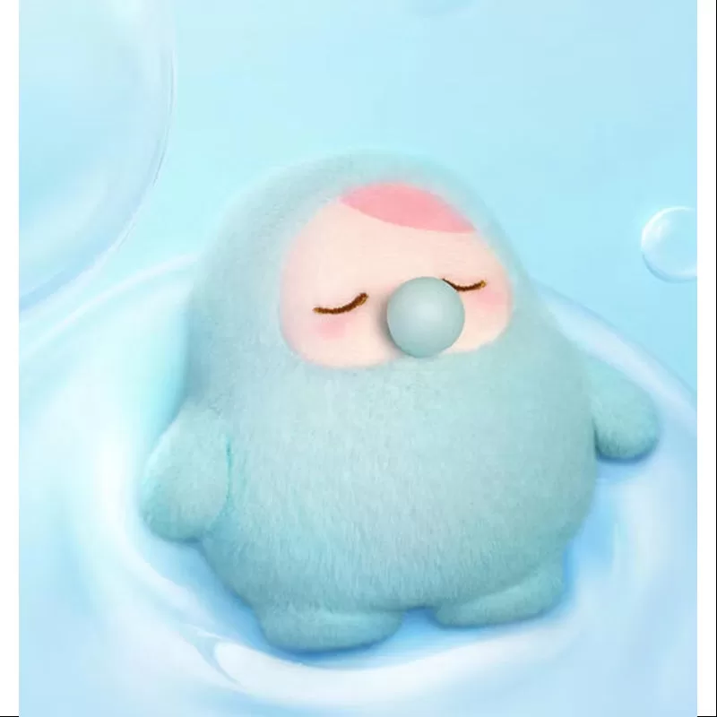 Colgante de peluche PUCKY Beanie Bubble Up Series Sleepy Bubble