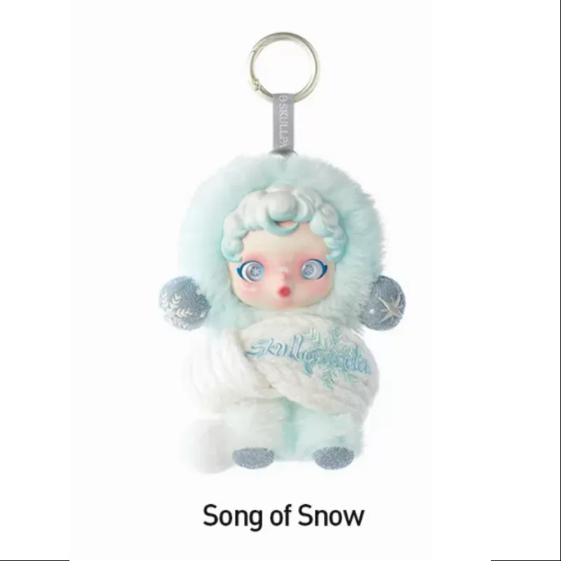 Colgante de peluche de la serie Sinfonía invernal de Skullpanda Canción de nieve