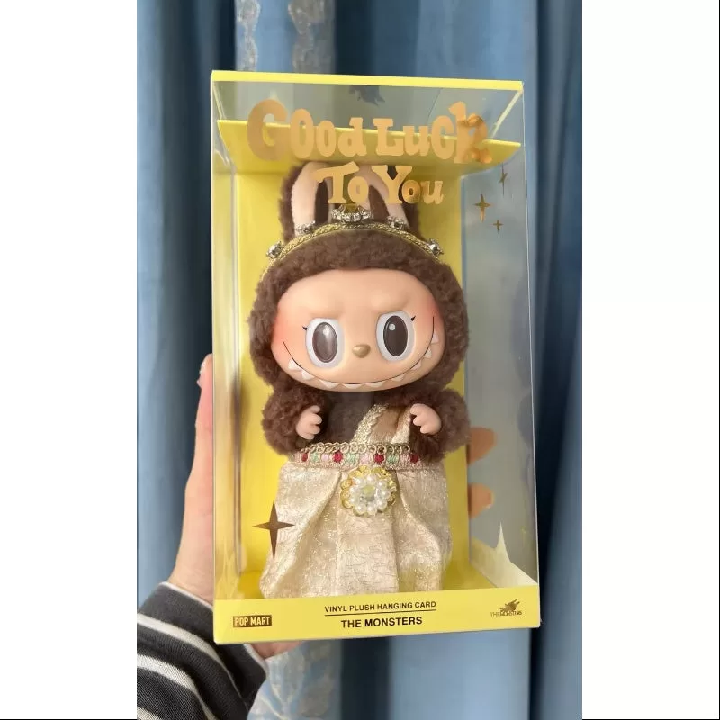 Colgante de peluche de vinilo «Buena suerte» de Labubu The Monsters (edición limitada 2024)
