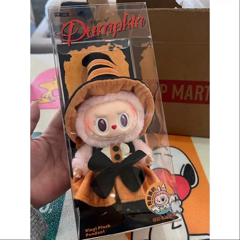 Colgante de peluche de vinilo Labubu The Monsters Mokoko Magic of Pumpkin (edición limitada de 2024)