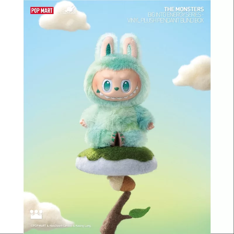 Colgante de peluche de vinilo Serenity de la serie Labubu The Monsters Big into Energy