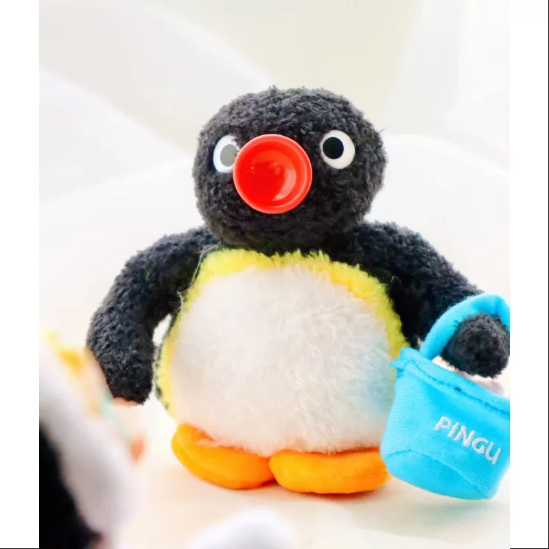Colgante de peluche de vinilo de la serie «Baby MOLLY Pingu Happy Fishing», gran cosecha