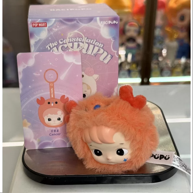 Colgante de peluche de vinilo de la serie Constelación de Hacipupu, Cáncer