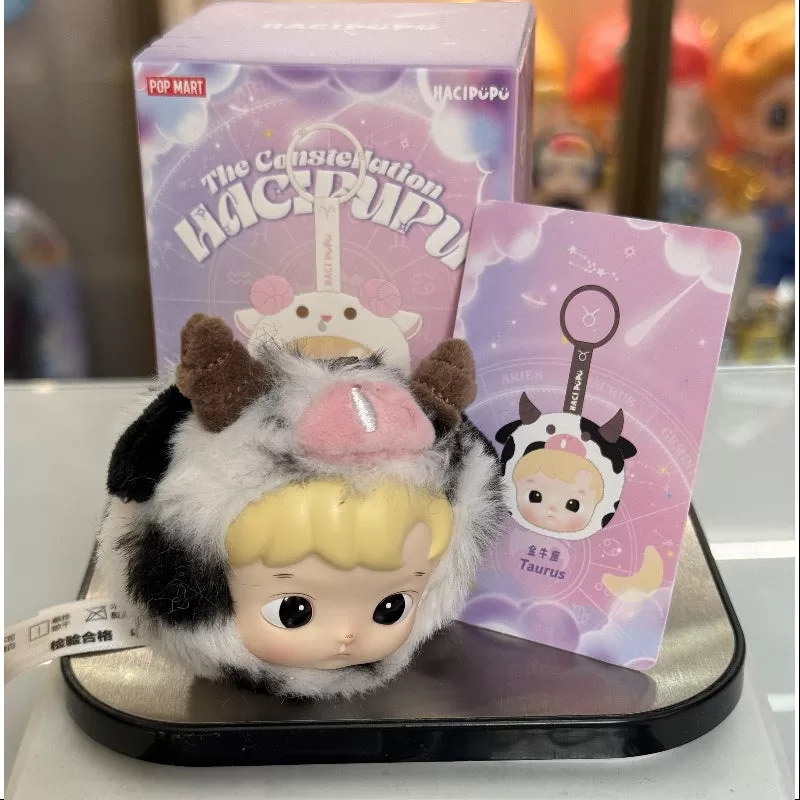 Colgante de peluche de vinilo de la serie Constelación de Hacipupu Tauro