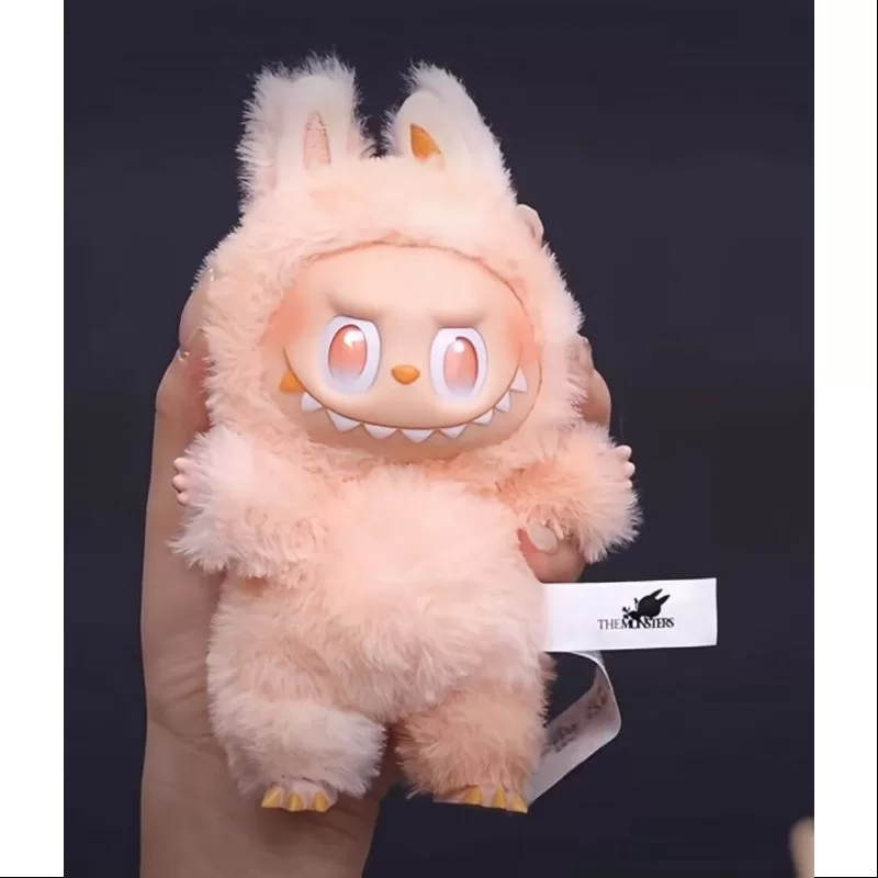 Colgante de peluche de vinilo de la serie Labubu The Monsters Big into Energy, felicidad