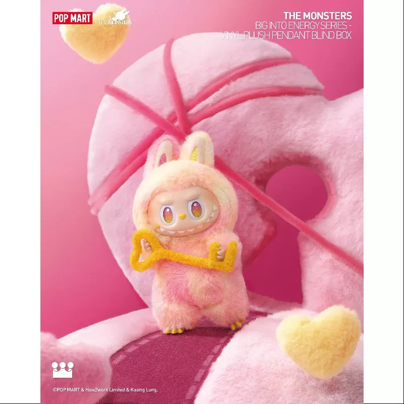 Colgante de peluche de vinilo de la serie Labubu The Monsters Big into Energy. Lealtad.