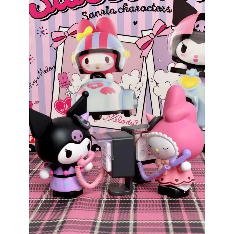 Conjunto completo de la serie Sweet Besties de personajes de Sanrio abierto