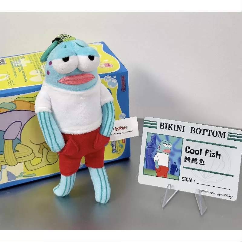 Conjunto completo de peluches caprichosos Bikini Bottom Buddies abierto Conjunto completo de peluches caprichosos Bikini Bottom Buddies abierto