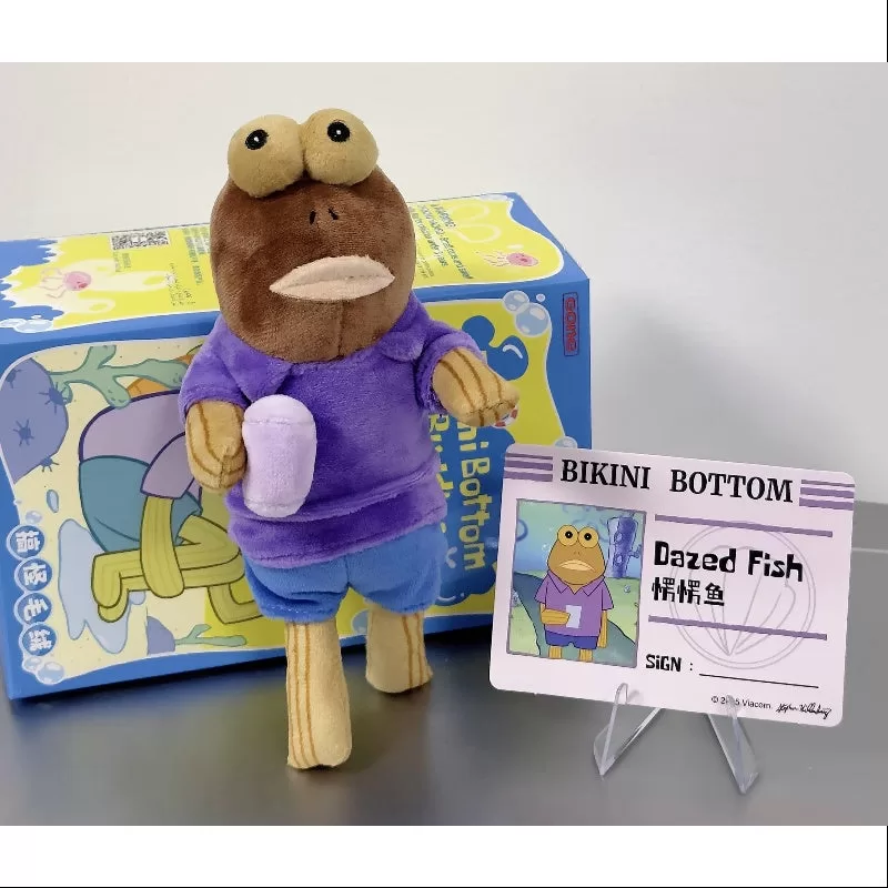 Conjunto completo de peluches caprichosos Bikini Bottom Buddies abierto Conjunto completo de peluches caprichosos Bikini Bottom Buddies abierto