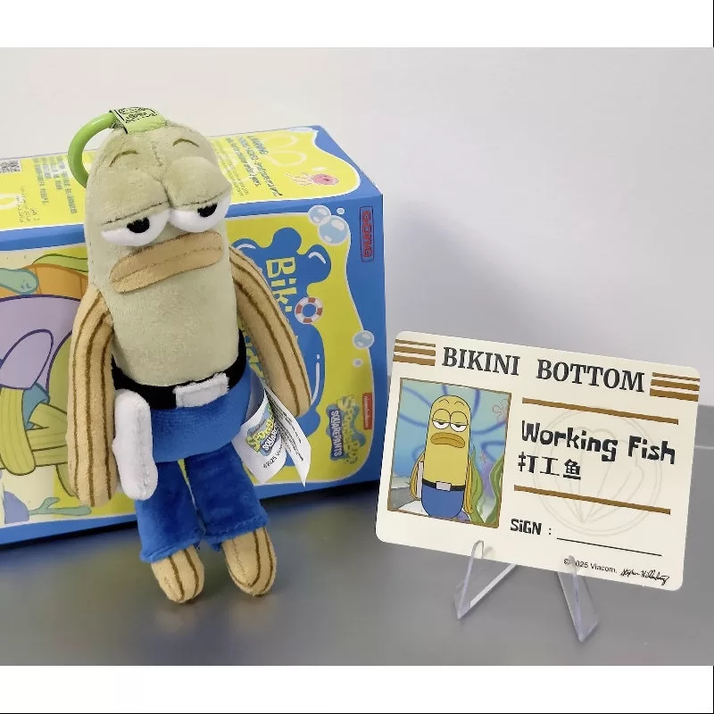 Conjunto completo de peluches caprichosos Bikini Bottom Buddies abierto Conjunto completo de peluches caprichosos Bikini Bottom Buddies abierto