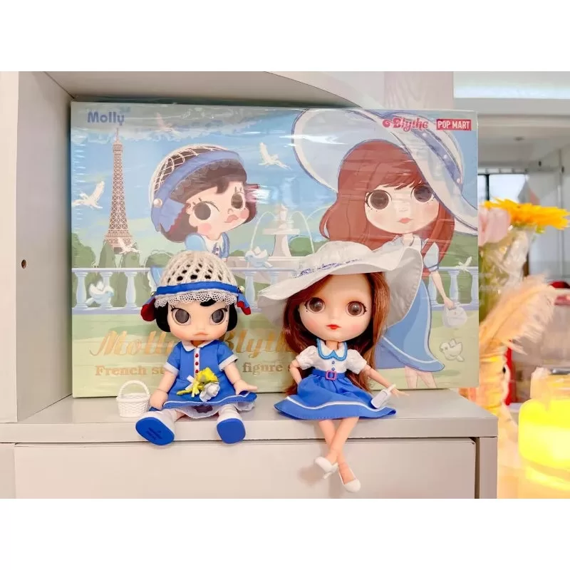 Conjunto de figuras de acción de estilo francés Molly x Blythe Conjunto de figuras de acción de estilo francés Molly x Blythe