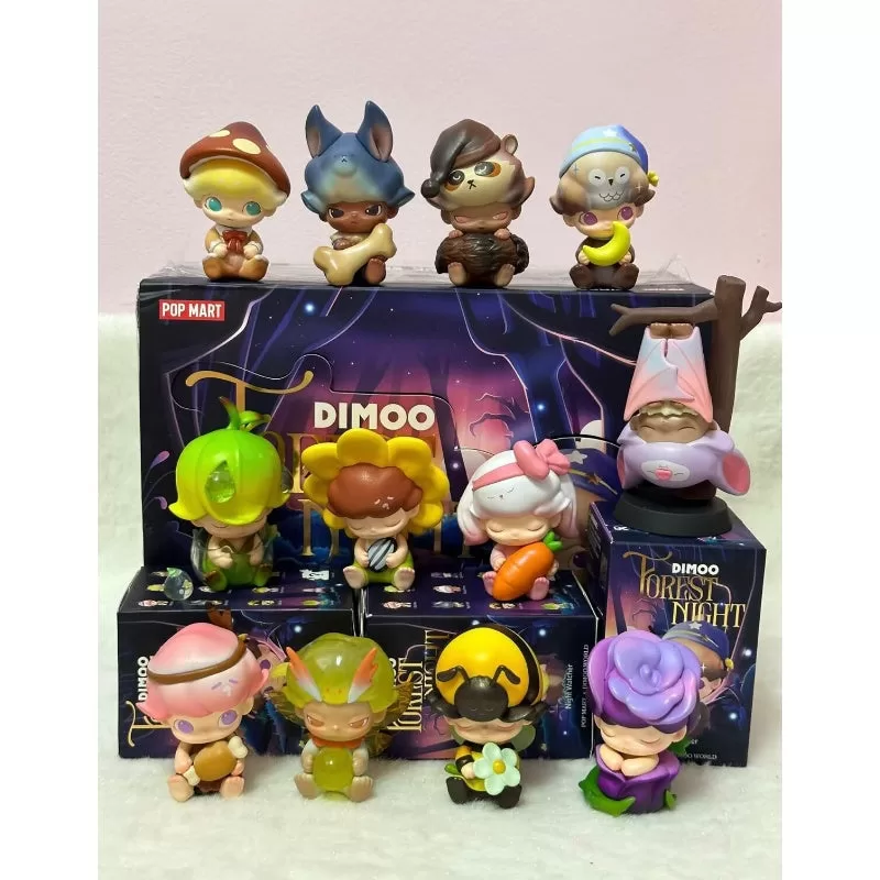 DIMOO Forest Night Series Conjunto completo abierto