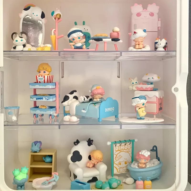 DIMOO Homebody Series Conjunto completo abierto