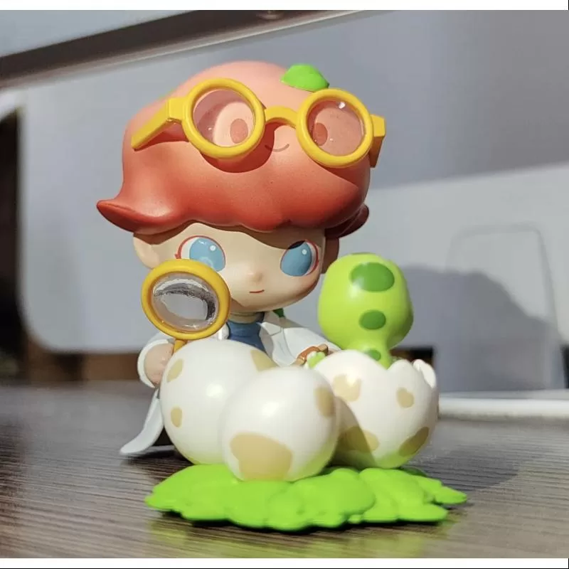 DIMOO Jurassic World Series INVESTIGADOR DE HUEVOS DE DINOSAURIO