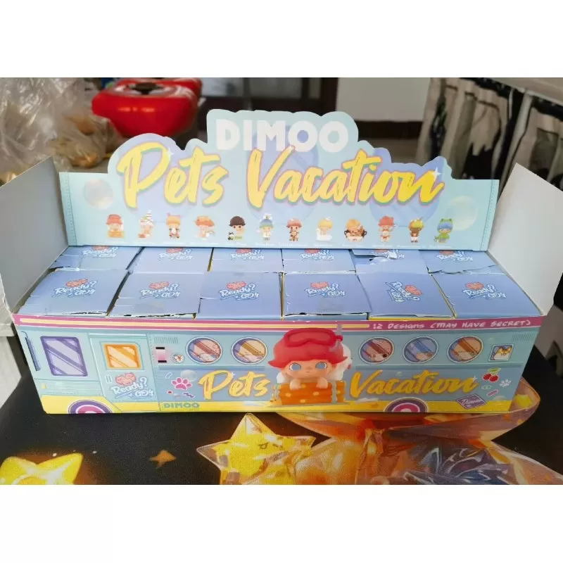 DIMOO Pets Vacation Series Set completo abierto