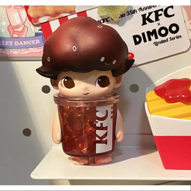 DIMOO Pop Mart DIMOO KFC China 35.º aniversario Serie BUCKET Solo Cola