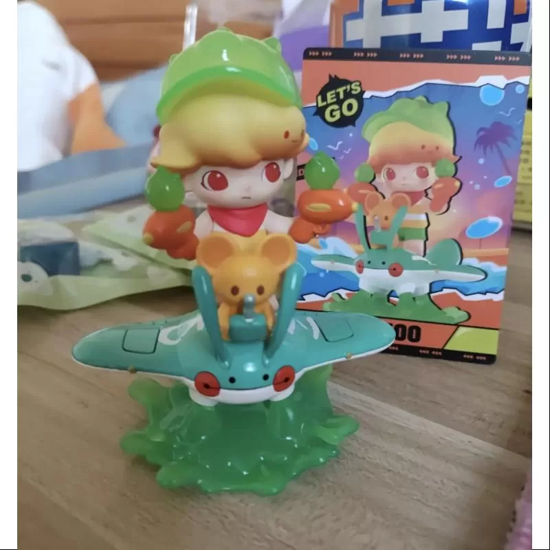 DIMOO Pop Mart PopCar Serie de fiestas acuáticas DIMOO