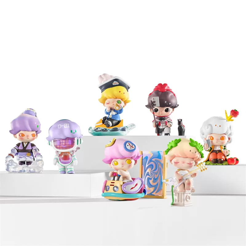 DIMOO Time Roaming Series Conjunto completo abierto