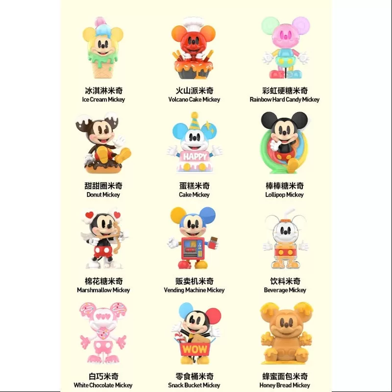 Disney Mickey Childhood of Boundless Imagination Series Conjunto completo abierto