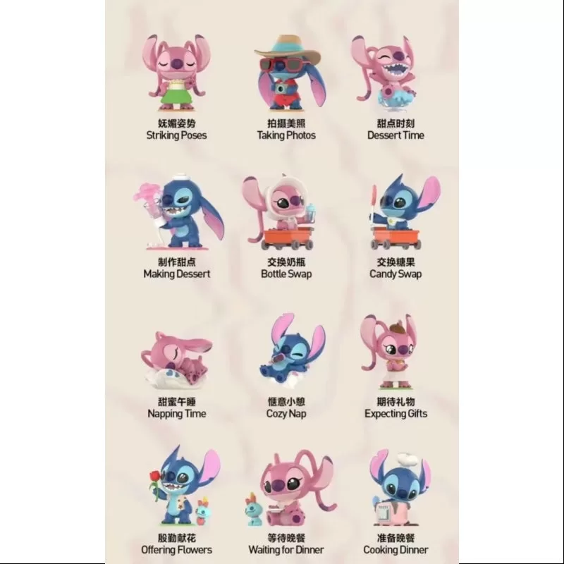 Disney Stitch en una cita: conjunto completo abierto