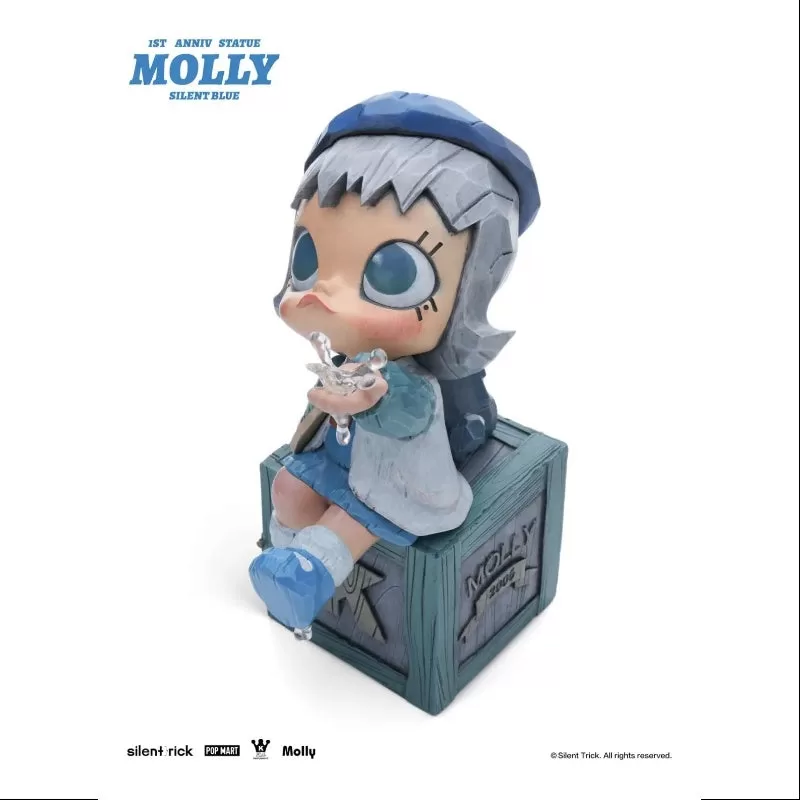 Estatua del 1.er aniversario de Molly x Silent Trick, Silent Blue, edición limitada de 2024