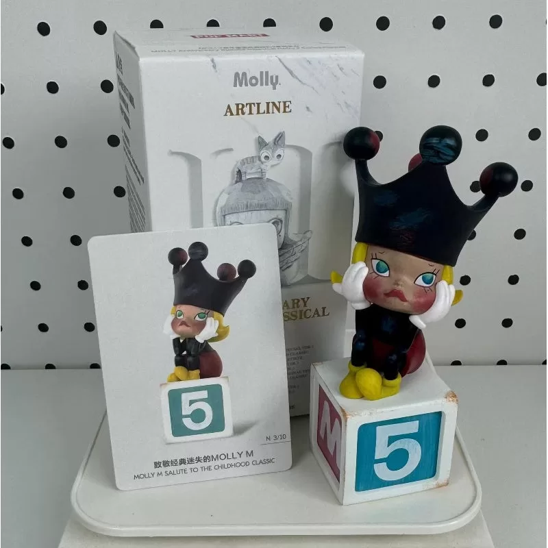 Estatuas de aniversario de MOLLY Serie 2 Retro clásica MOLLY M Saludo a la infancia Clásico
