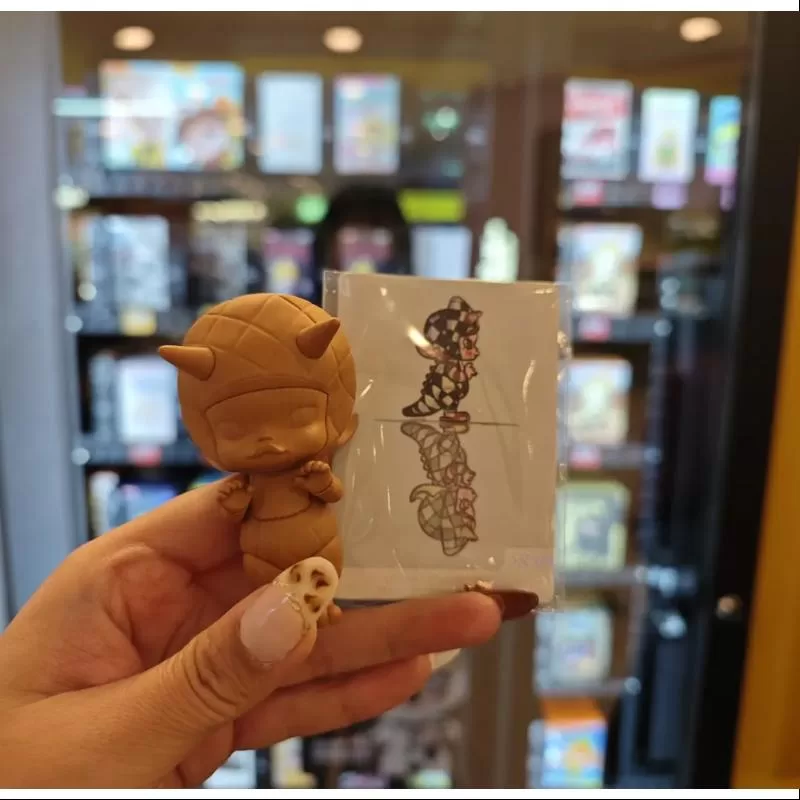 Estatuas de aniversario de MOLLY Serie retro clásica 1 Dino MOLLY (versión de madera)