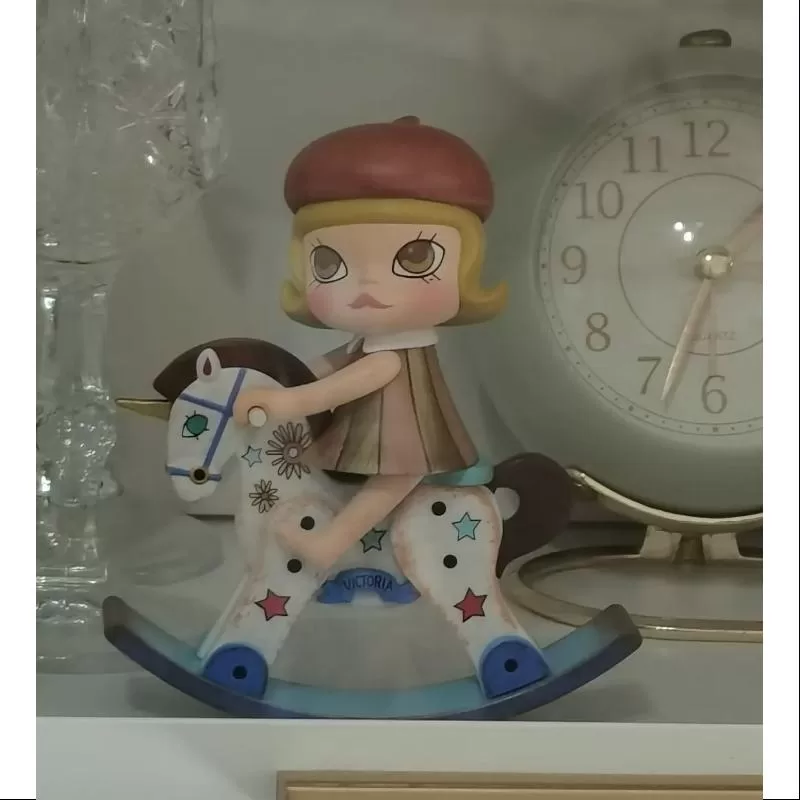 Estatuas de aniversario de MOLLY Serie retro clásica 1 MOLLY y Unicornio (versión infancia dorada)