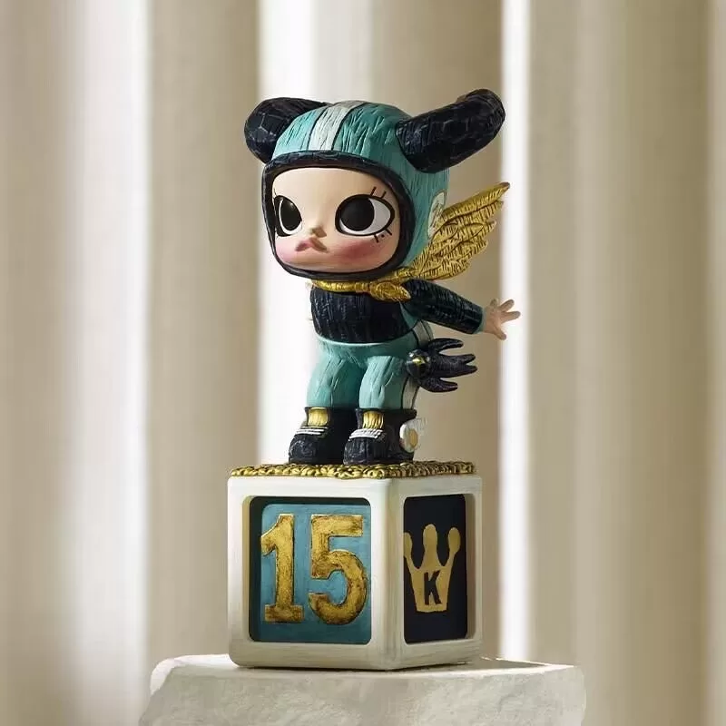 Estatuas de aniversario de MOLLY Serie retro clásica 2 Tong Niu Fei Tian (versión dorada)