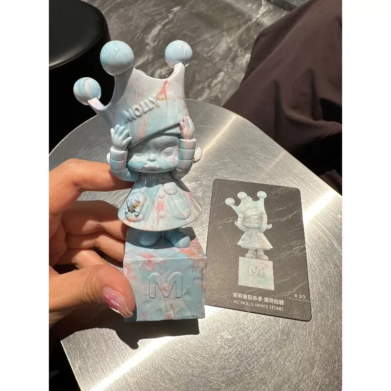 Estatuas de aniversario de MOLLY, clásicas, retro, serie 2, Secret MC MOLLY (piedra blanca)