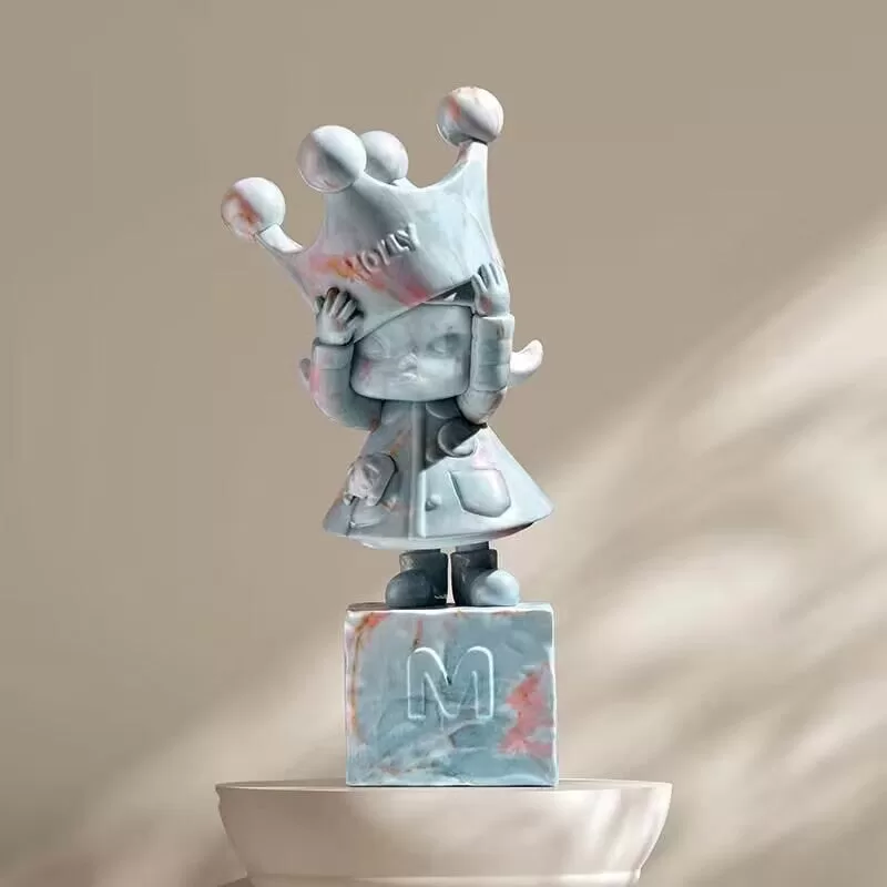 Estatuas de aniversario de MOLLY, clásicas, retro, serie 2, Secret MC MOLLY (piedra blanca)