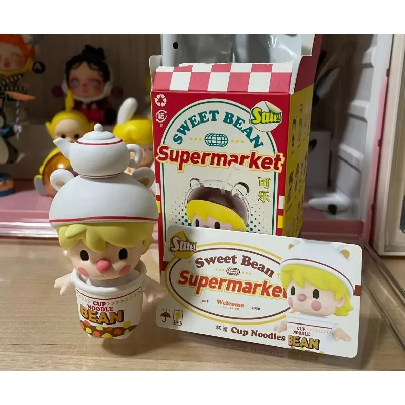 Fideos en taza de la serie supermercado de frijoles dulces